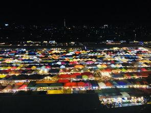 曼谷网红夜市拍照,光影交织的美食与时尚盛宴
